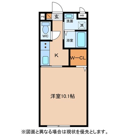 シャレはやしだの物件間取画像